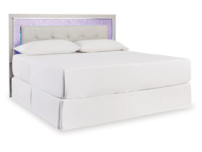 Signature Design by Ashley® Zyniden King Upholstered Panel Headboard, Dresser and Mirror - B2114B10