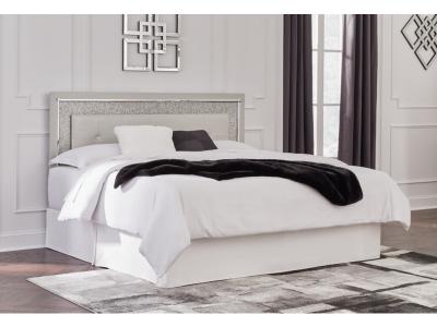 Signature Design by Ashley® Zyniden King Upholstered Panel Headboard, Dresser and Mirror - B2114B10