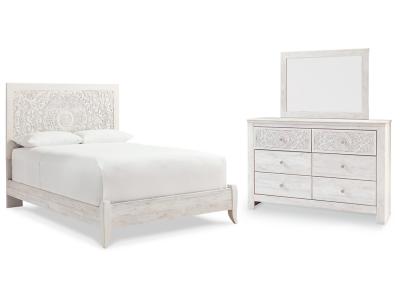 Signature Design by Ashley® Paxberry Queen Panel Bed, Dresser and Mirror - B181B15