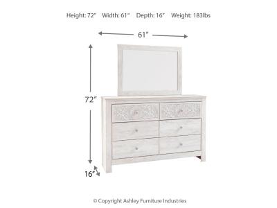 Signature Design by Ashley® Paxberry Queen Panel Bed, Dresser and Mirror - B181B15