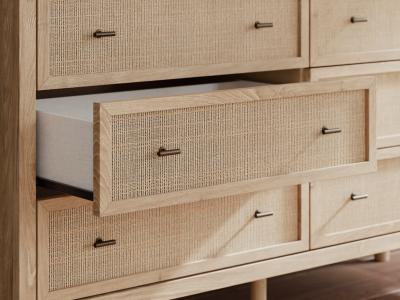 Signature Design by Ashley® Cielden King Panel Bed, Dresser and Nightstand - B1199B13