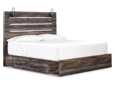 Signature Design by Ashley® Drystan King Panel Storage Bed and 2 Nightstands - B211B84