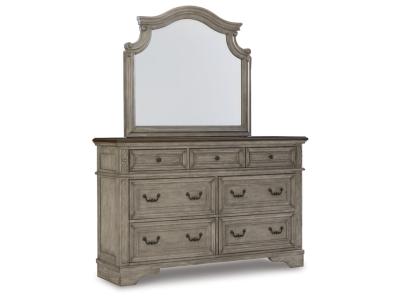 Signature Design by Ashley® Lodenbay Queen Upholstered Panel Bed, Dresser, Mirror and 2 Nightstands - B751B10