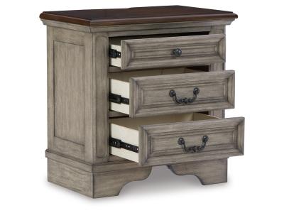 Signature Design by Ashley® Lodenbay Queen Upholstered Panel Bed, Dresser, Mirror and 2 Nightstands - B751B10