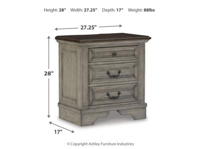 Signature Design by Ashley® Lodenbay Queen Upholstered Panel Bed, Dresser, Mirror and 2 Nightstands - B751B10