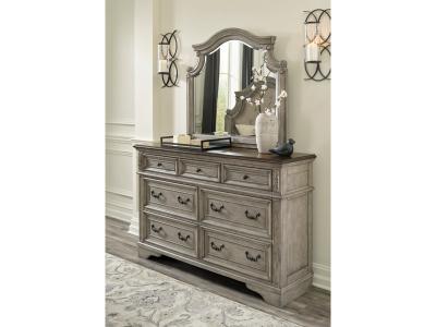Signature Design by Ashley® Lodenbay Queen Upholstered Panel Bed, Dresser, Mirror and 2 Nightstands - B751B10