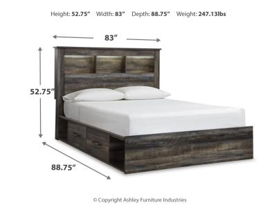 Signature Design by Ashley® Drystan Queen Bookcase Storage Bed, Dresser, Mirror and 2 Nightstands - B211B19