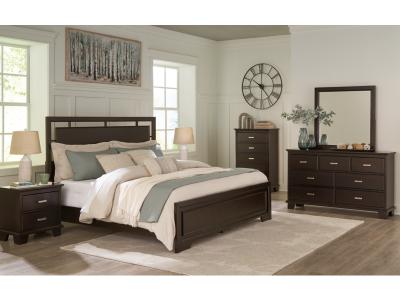 Signature Design by Ashley® Covetown Queen Panel Bed, Dresser, Mirror and Nightstand - B441B12
