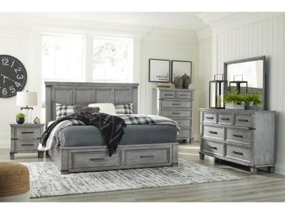 Signature Design by Ashley® Russelyn California King Panel Bed, Dresser, Mirror, Chest and 2 Nightstands - B772B15