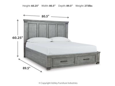 Signature Design by Ashley® Russelyn California King Panel Bed, Dresser, Mirror, Chest and 2 Nightstands - B772B15