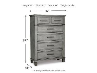 Signature Design by Ashley® Russelyn California King Panel Bed, Dresser, Mirror, Chest and 2 Nightstands - B772B15