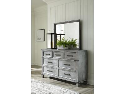 Signature Design by Ashley® Russelyn California King Panel Bed, Dresser, Mirror, Chest and 2 Nightstands - B772B15