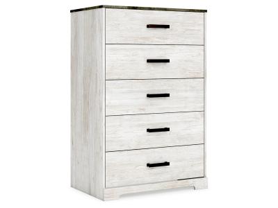 Signature Design by Ashley® Shawburn Full Panel Bed with Chest - EB4121B4