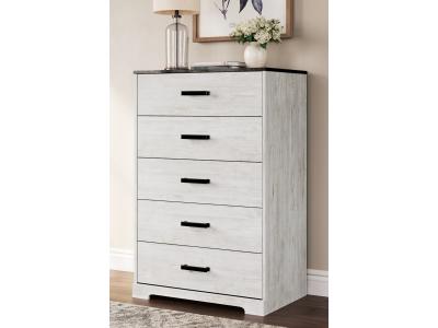 Signature Design by Ashley® Shawburn Full Panel Bed with Chest - EB4121B4