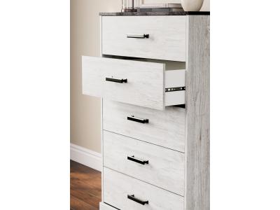 Signature Design by Ashley® Shawburn Full Panel Bed with Chest - EB4121B4