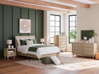 Signature Design by Ashley® Cielden Queen Panel Bed, Dresser, Mirror and Nightstand - B1199B16