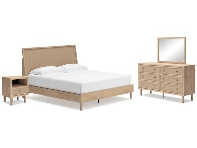 Signature Design by Ashley® Cielden King Panel Bed, Dresser, Mirror and Nightstand - B1199B17