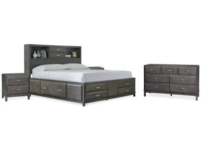 Signature Design by Ashley® Caitbrook California King Storage Bed, Dresser and 2 Nightstands - B476B31