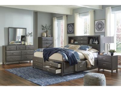 Signature Design by Ashley® Caitbrook California King Storage Bed, Dresser and 2 Nightstands - B476B31