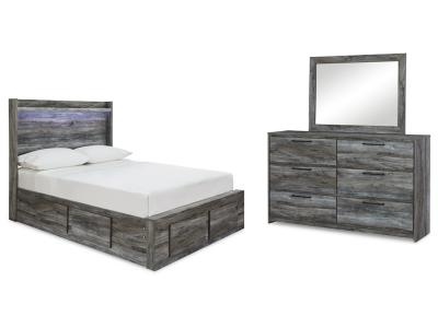 Signature Design by Ashley® Baystorm Full Panel Storage Bed, Dresser and Mirror - B221B70