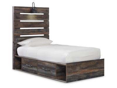 Signature Design by Ashley® Drystan Twin Panel Bed with Storage, Dresser, Mirror and Chest - B211B85
