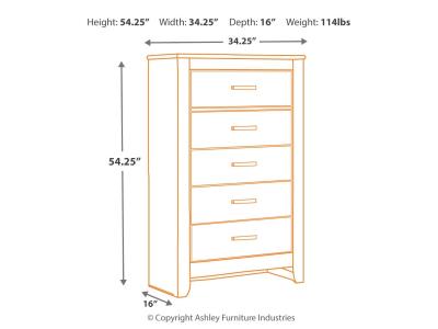 Signature Design by Ashley® Brinxton Queen Panel Bed, Dresser, Mirror, Chest and Nightstand - B249B21