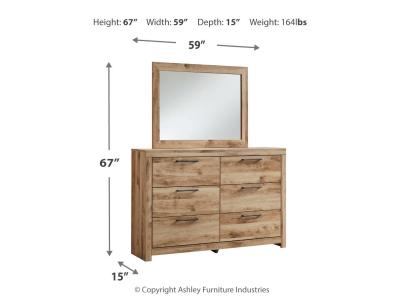 Signature Design by Ashley® Hyanna Full Panel Bed, Dresser, Mirror and Nightstand - B1050B57
