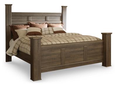 Signature Design by Ashley® Juararo King Poster Bed, Dresser, Chest and Nightstand - B251B35