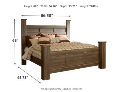 Signature Design by Ashley® Juararo King Poster Bed, Dresser, Chest and Nightstand - B251B35