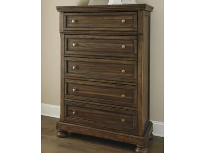 Signature Design by Ashley® Flynnter King Panel Bed, 2 Dressers, Mirror, Chest and 2 Nightstands - B719B26