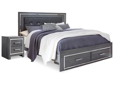 Signature Design by Ashley® Lodanna Queen Storage Bed and Nightstand - B214B44