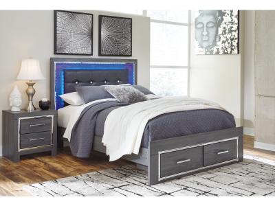 Signature Design by Ashley® Lodanna Queen Storage Bed and Nightstand - B214B44