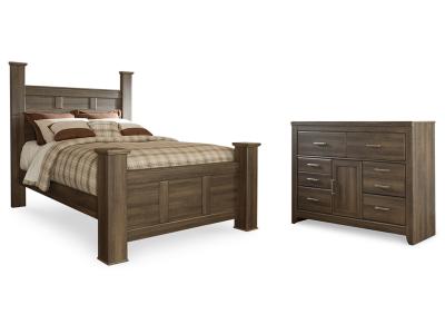 Signature Design by Ashley® Juararo Queen Poster Bed and Dresser - B251B36