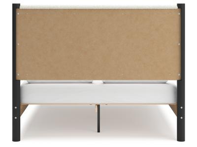 Signature Design by Ashley® Cadmori Queen Upholstered Panel Bed, Dresser and Mirror - B2616B4