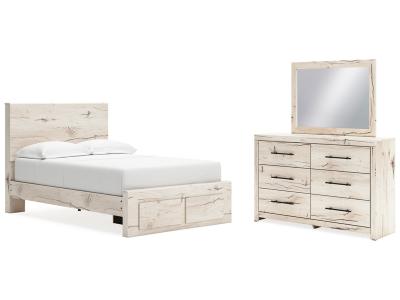 Signature Design by Ashley® Lawroy Full Panel Storage Bed, Dresser and Mirror - B2310B22