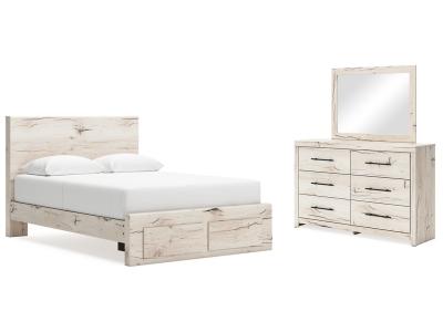 Signature Design by Ashley® Lawroy Queen Panel Storage Bed, Dresser and Mirror - B2310B5