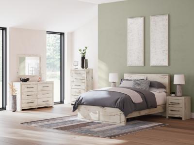 Signature Design by Ashley® Lawroy Queen Panel Storage Bed, Dresser and Mirror - B2310B5
