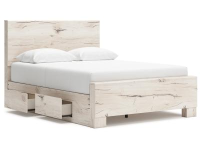 Signature Design by Ashley® Lawroy Queen Panel Bed with Storage, Dresser and Mirror - B2310B7