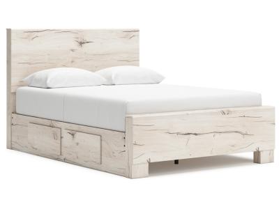 Signature Design by Ashley® Lawroy Queen Panel Bed with Storage, Dresser and Mirror - B2310B7