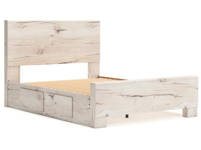 Signature Design by Ashley® Lawroy Queen Panel Bed with Storage, Dresser and Mirror - B2310B7