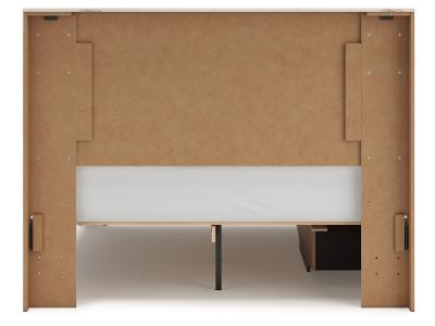 Signature Design by Ashley® Lawroy Queen Panel Bed with Storage, Dresser and Mirror - B2310B7