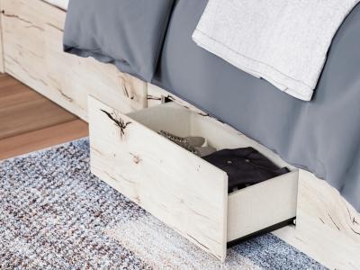 Signature Design by Ashley® Lawroy Queen Panel Bed with Storage, Dresser and Mirror - B2310B7