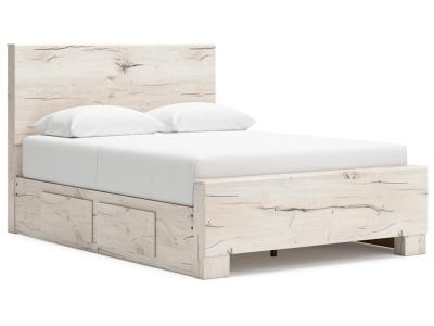 Signature Design by Ashley® Lawroy Queen Panel Bed with Storage, Dresser and Mirror - B2310B29