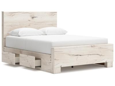 Signature Design by Ashley® Lawroy Queen Panel Bed with Storage, Dresser and Mirror - B2310B29