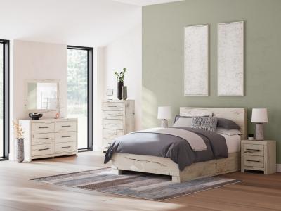 Signature Design by Ashley® Lawroy Queen Panel Bed with Storage, Dresser and Mirror - B2310B29