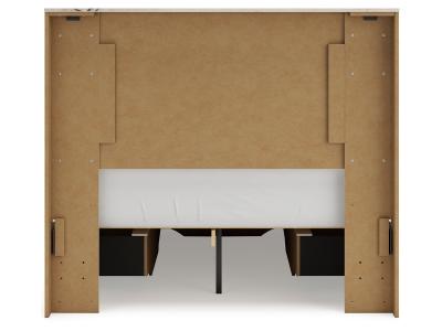 Signature Design by Ashley® Lawroy Full Panel Storage Bed, Dresser and Mirror - B2310B37