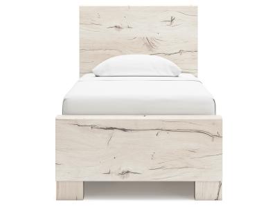 Signature Design by Ashley® Lawroy Twin Panel Bed with Storage, Dresser and Mirror - B2310B36