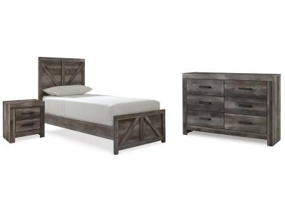 Signature Design by Ashley® Wynnlow Twin Panel Bed, Dresser and Nightstand - B440B38