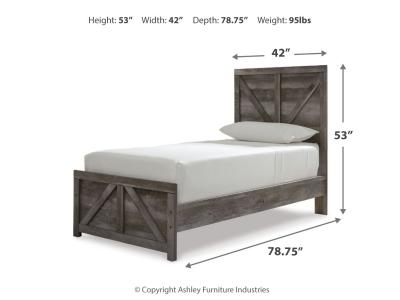 Signature Design by Ashley® Wynnlow Twin Panel Bed, Dresser and Nightstand - B440B38
