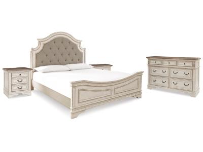 Signature Design by Ashley® Realyn King Bed, Dresser and 2 Nightstands - B743B60